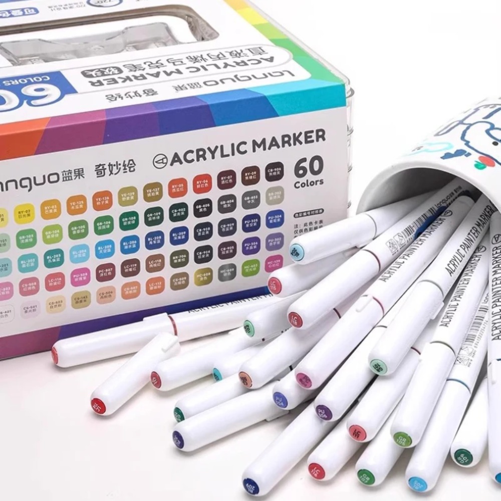 LANGUO 24-288 Warna Set Spidol - Illustration Marker Set ulasan dan harga