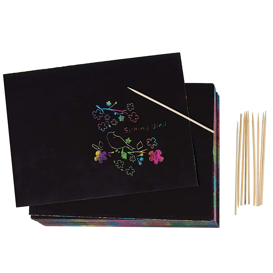 10/30 Buah Kertas Goresan Pela - Art Craft Rainbow ulasan dan harga