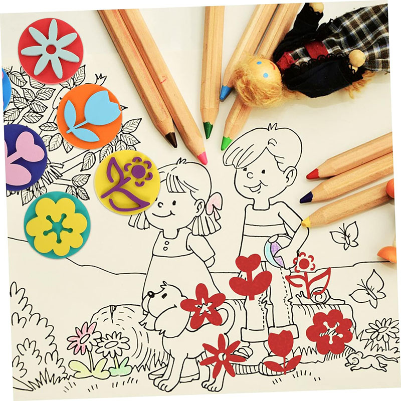 6 buah/kantong stempel busa un - Art Craft 3 Year Old ulasan dan harga
