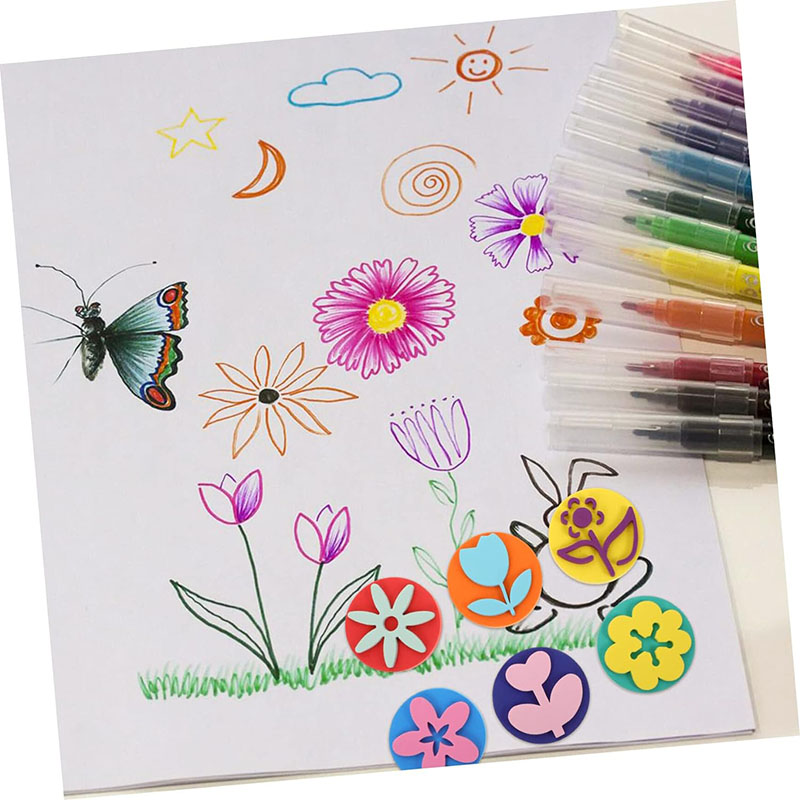 6 buah/kantong stempel busa un - Art Craft 3 Year Old ulasan dan harga