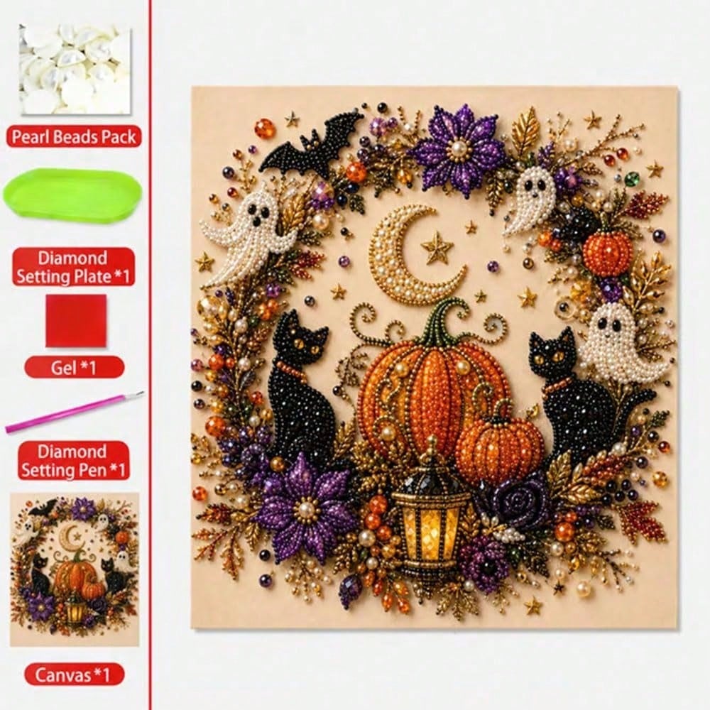Kit Seni Mutiara Hantu Hallowe - Art Craft Kits For Adults ulasan dan harga