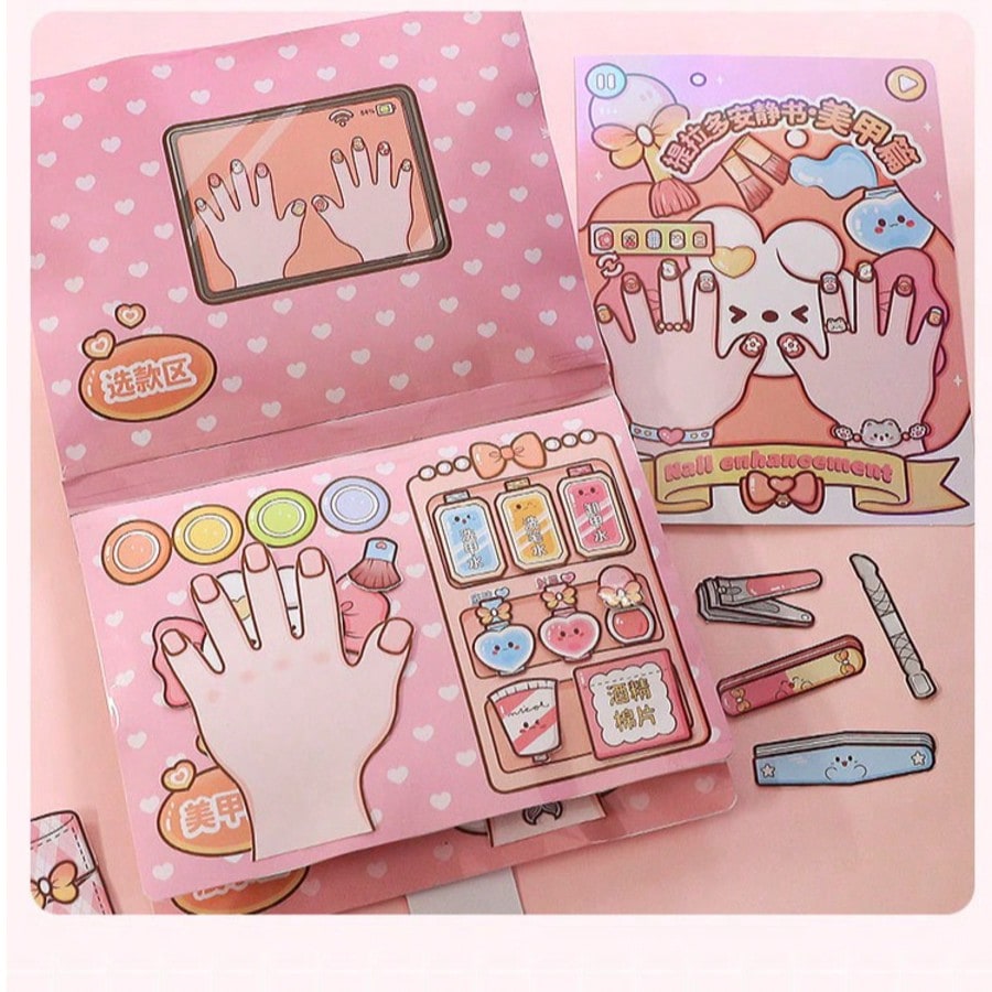 Buku Stiker Salon Kuku DIY Ana - Art Craft 3 Year Old ulasan dan harga