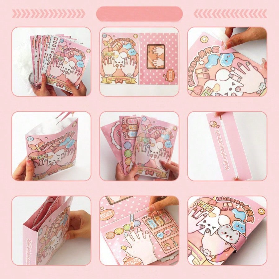 Buku Stiker Salon Kuku DIY Ana - Art Craft 3 Year Old ulasan dan harga
