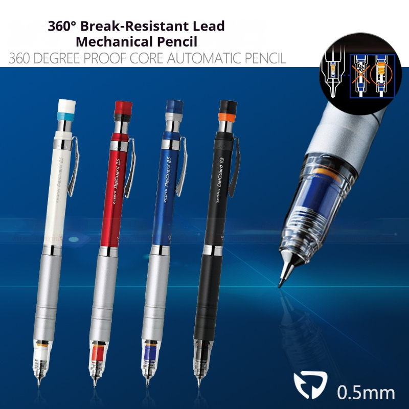 Pensil Mekanik Logam ZEBRA Del - Colored Pencil Professional ulasan dan harga
