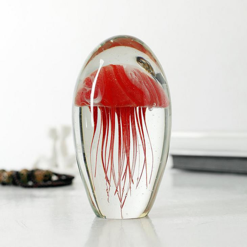 Figur Kristal Ubur-ubur 3D Min - Art Craft Jellyfish ulasan dan harga
