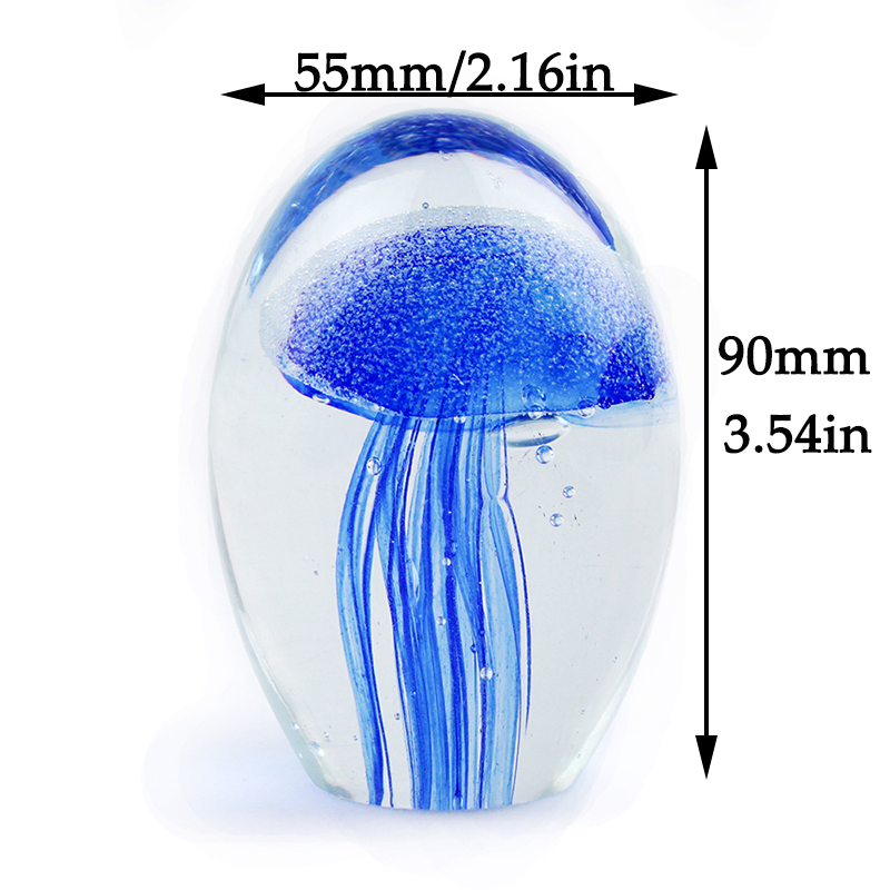 Figur Kristal Ubur-ubur 3D Min - Art Craft Jellyfish ulasan dan harga