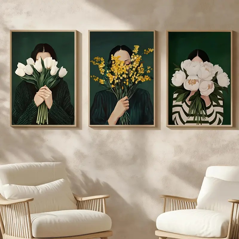 Gambar Abstrak Hijau Cetak Kan - Art Craft Toys ulasan dan harga
