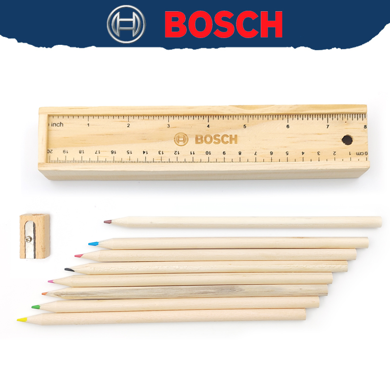 Pensil warna BOSCH asli 8 warn - Colored Pencil Professional ulasan dan harga