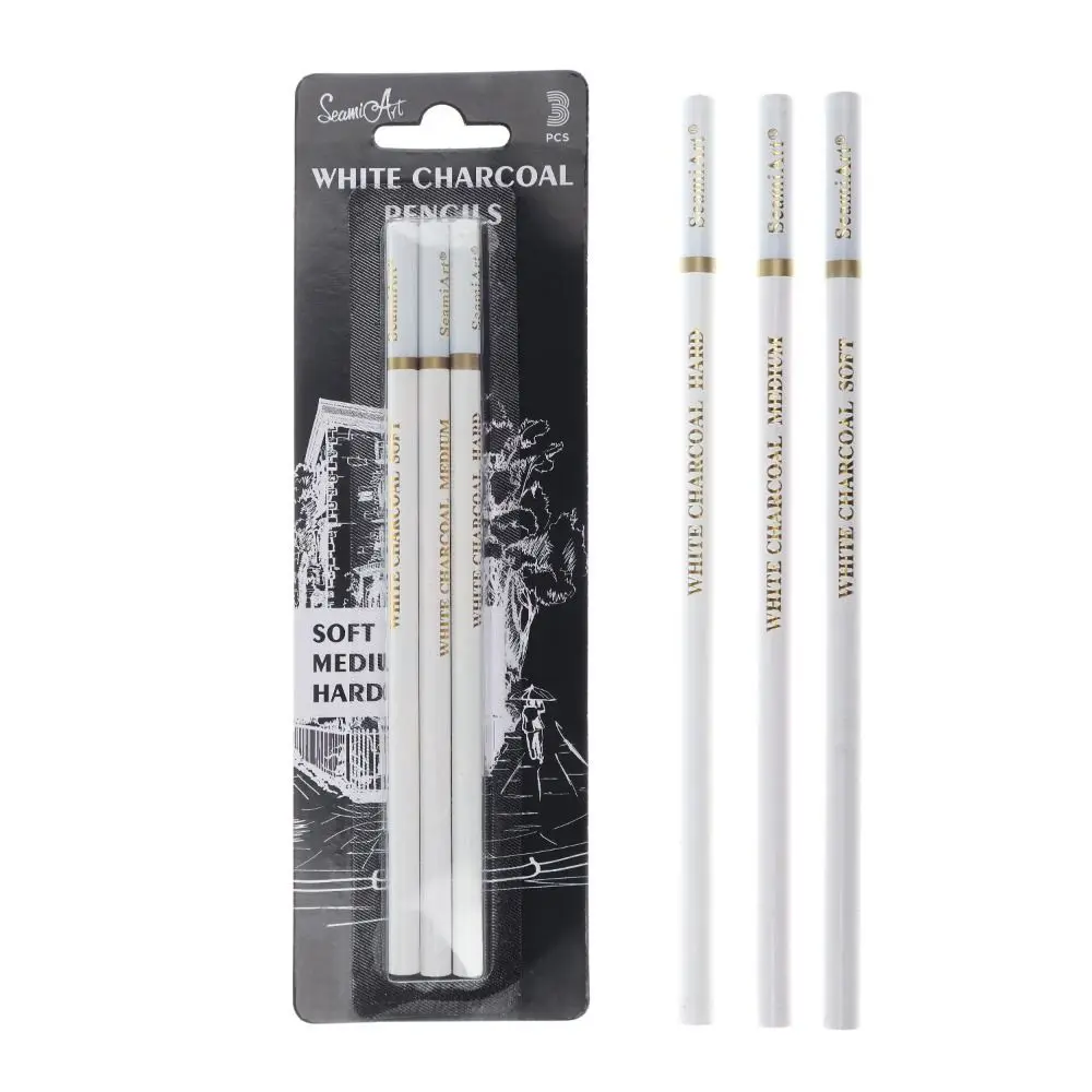 3 Buah/Set Pensil Arang Sketsa - Sketching Charcoal Set ulasan dan harga
