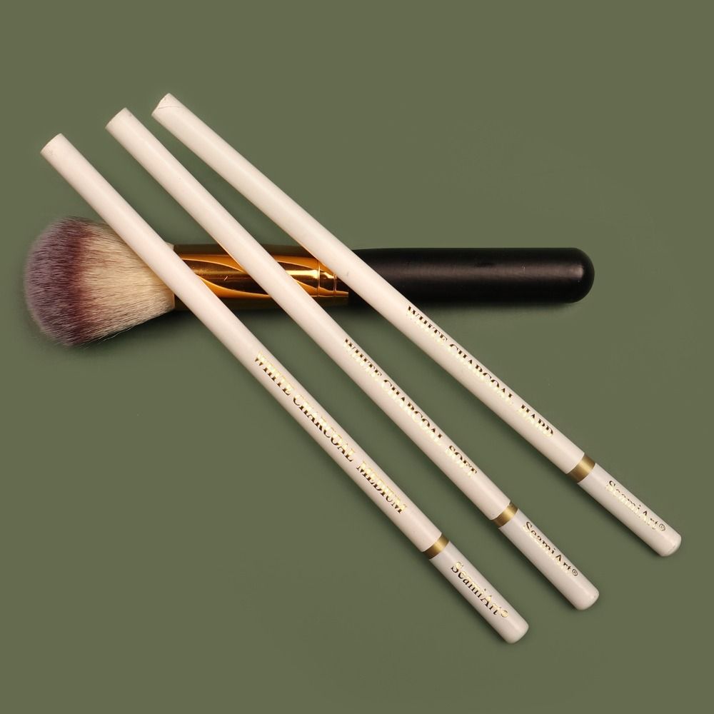 3 Buah/Set Pensil Arang Sketsa - Sketching Charcoal Set ulasan dan harga