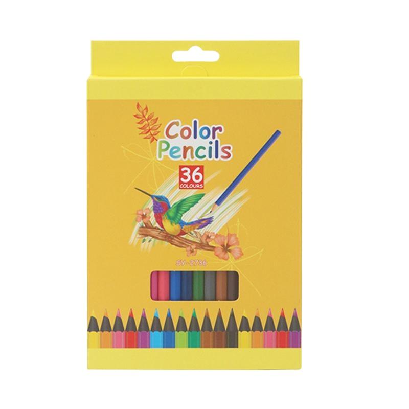 36 24 48 Warna Set Pensil Warn - Colored Pencil Professional ulasan dan harga