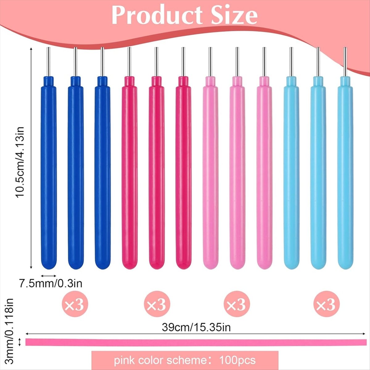 2026 + 12 PCS Alat Quilling Ke - Art Quilling Craft ulasan dan harga